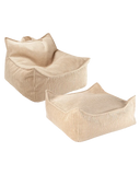 WIGI SACO POUF Y REPOSAPIÉS SET