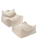 WIGI SACO POUF Y REPOSAPIÉS SET